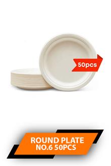 Ecotab Round Plate No.6 50pcs
